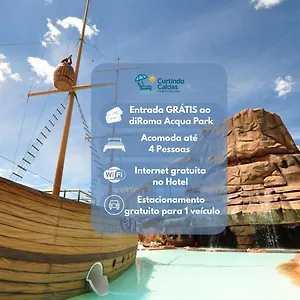 Spazzio Diroma Com Acesso Gratuito No Acqua Park Caldas Novas